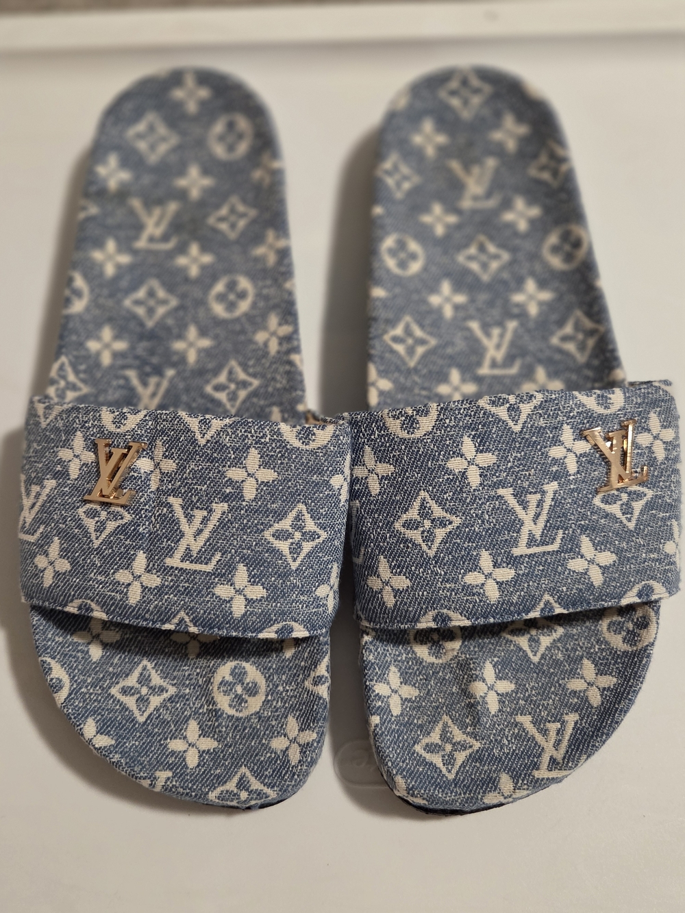 LV JEAN SLIDES